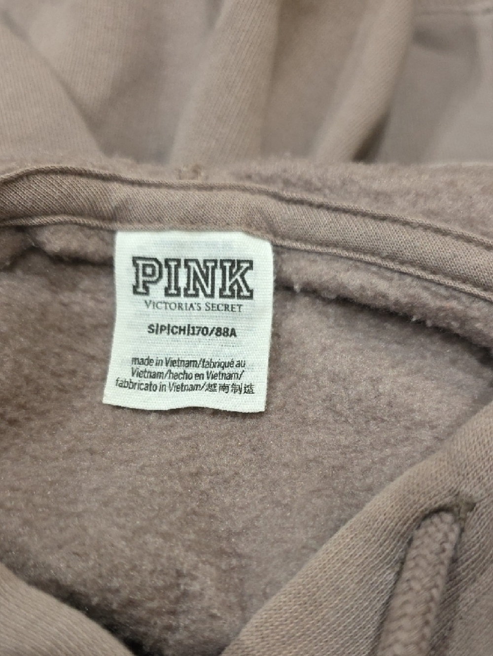 PINK Victoria's Secret Mauve Pullover Hoodie - Picture 3 of 3